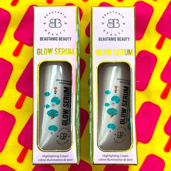 Brand New Set of 2 Beautaniq Beauty Glow Serum Highlighting Cream Morning Dew - Picture 11 of 12